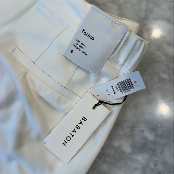 NWT Babaton Torino Wide Leg Crop Trousers - Picture 5 of 5